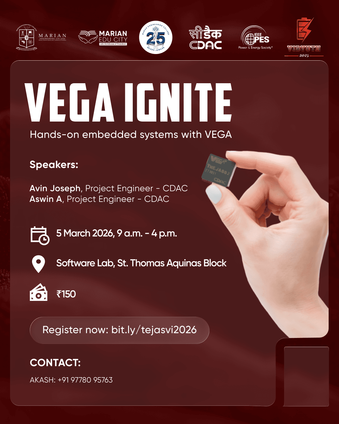 Vega Ignite: Hands-on embedded systems with VEGA